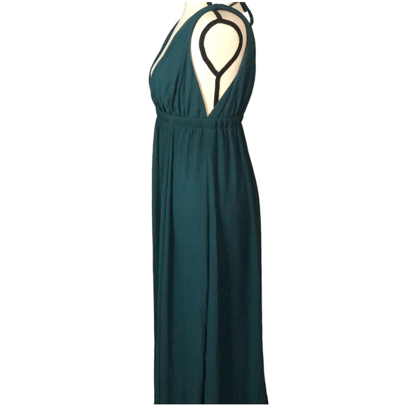 Show Me your Mumu Deep Jade Crisp Ava Maxi Dress NWT Women's Size XS NWT - Picture 5 of 11